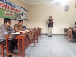 Sosialisasi Pembentukan Bank Sampah dari DLH Kabupaten Gunungkidul